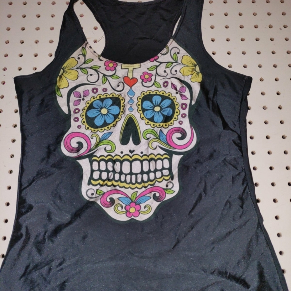 Skull women tank top